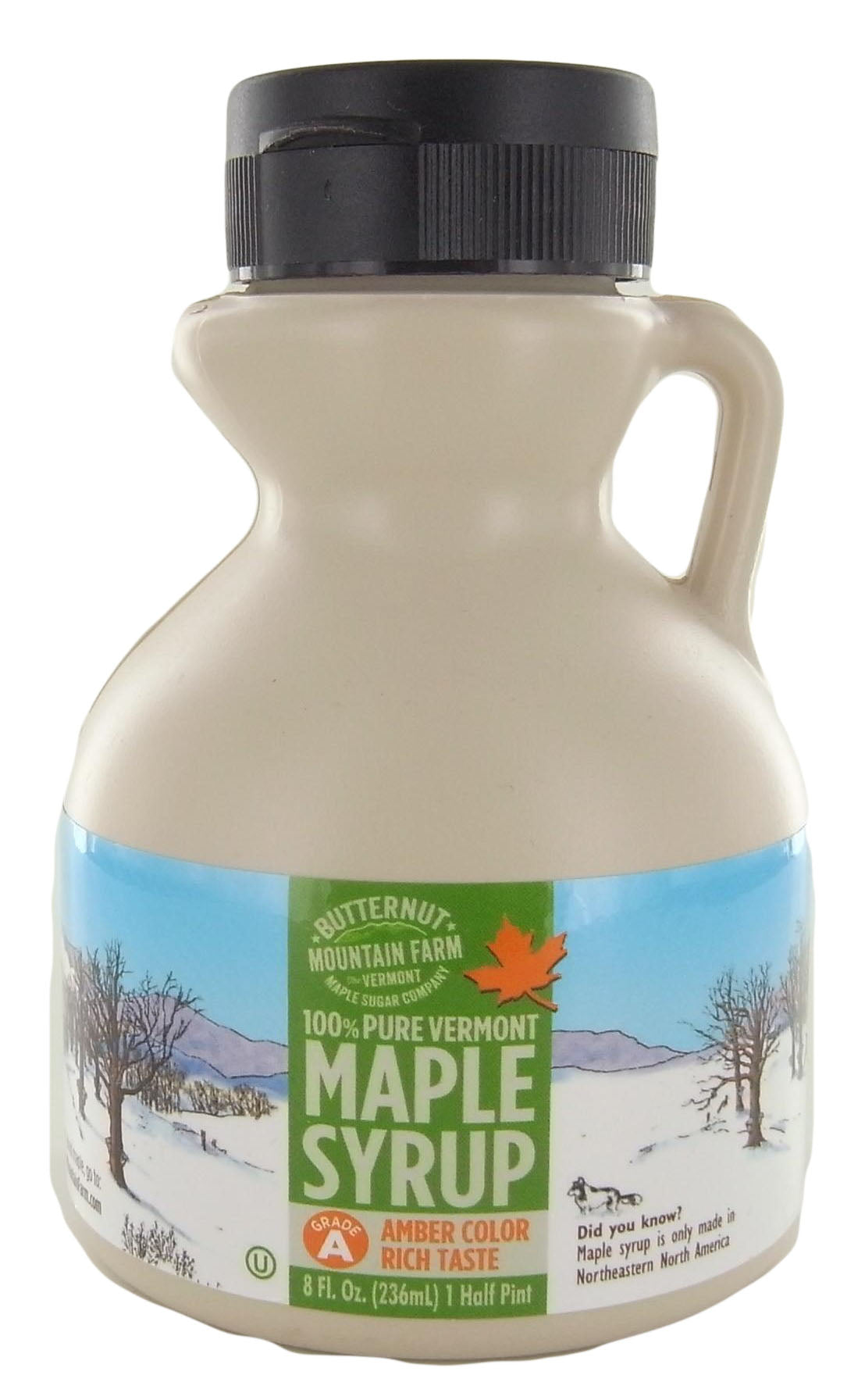 Plastic Jug, Organic Maple Syrup